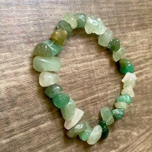 Fluorite crystal bracelet